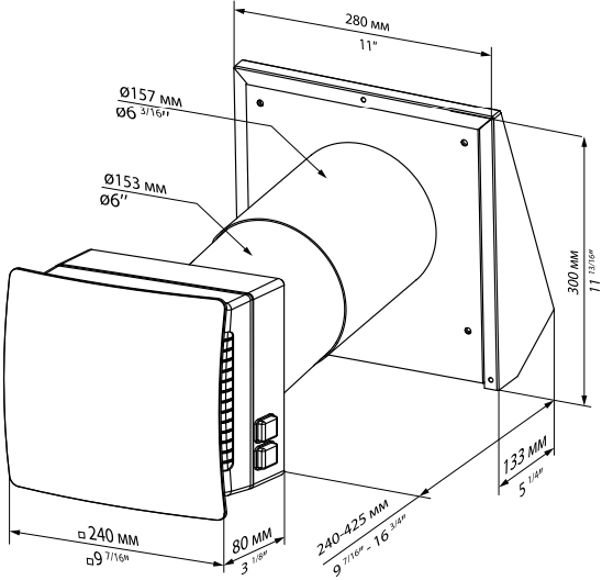 TwinFresh Comfo RA150 VENTILAATORID24