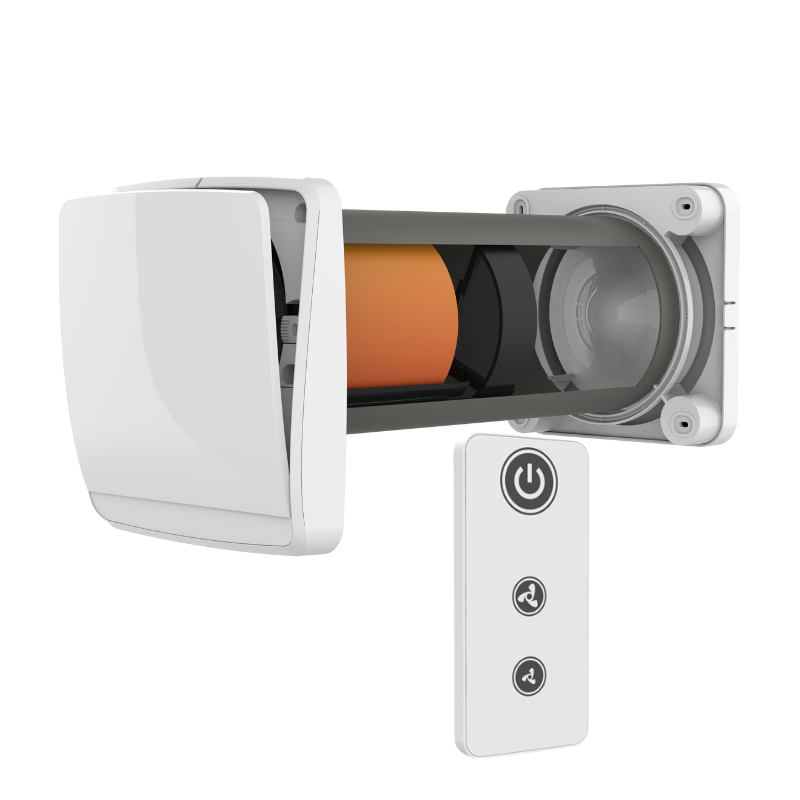 Lokaalne ventilatsiooniseade soojustagastusega GHOST 160 BASE
