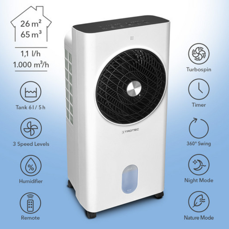 Aircooler, Humidifier, Air Purifier, Humidity, Home, Office, Family, Air Quality